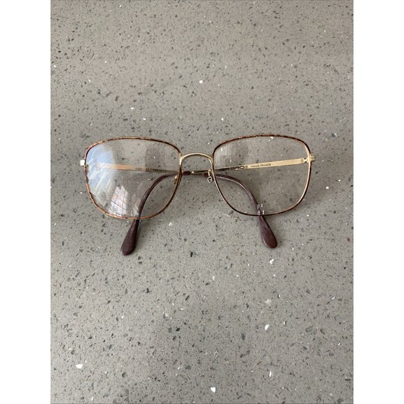 Vintage Girard France 4380 55-140 Brown Gold Eyeglasses FRAMES ONLY READ - Picture 1 of 7